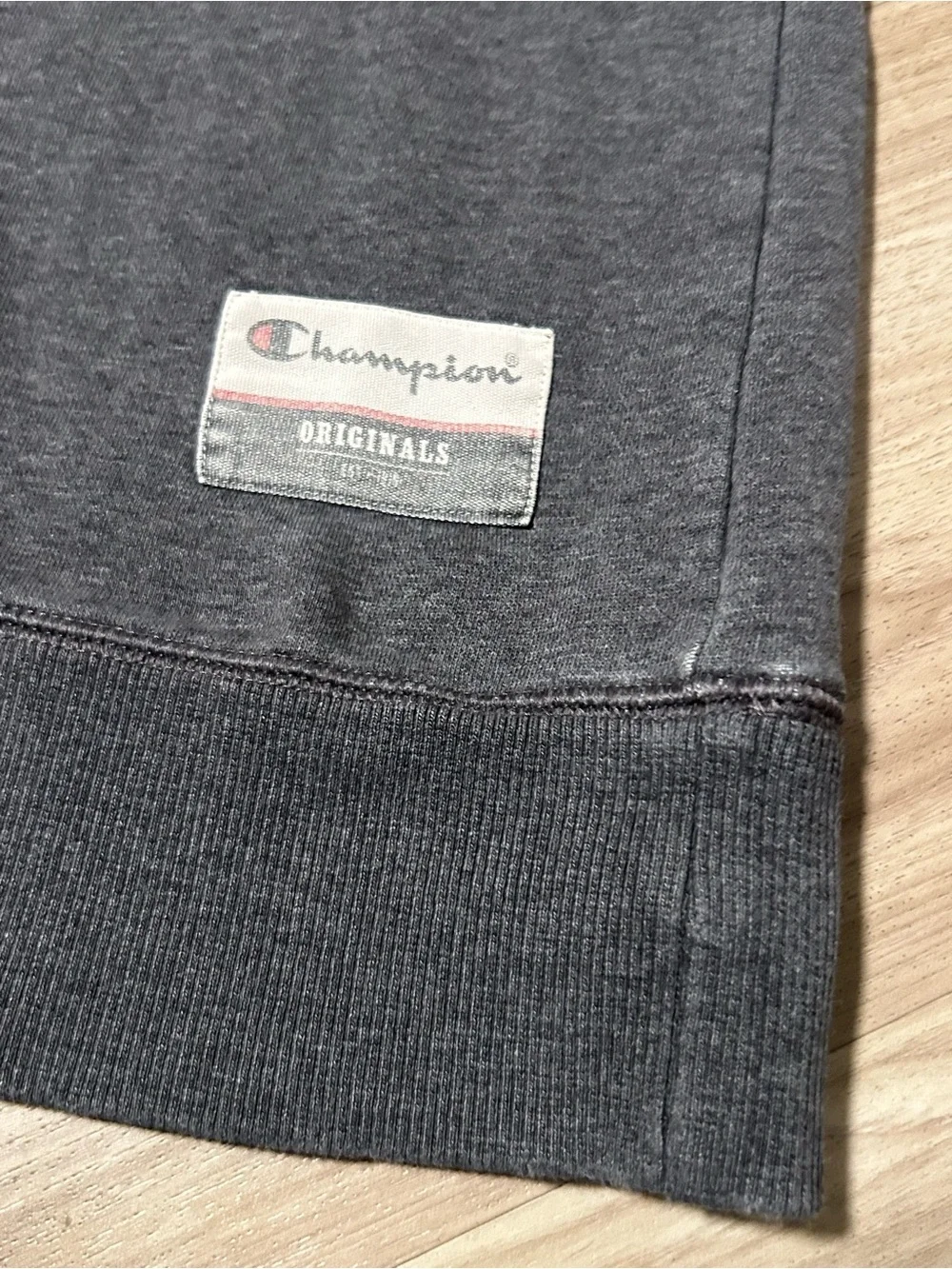 Y2k Champion Originals Arnold Varsity Crest Crewneck - Grey XL